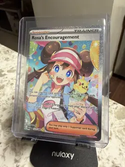 Rosa's Encouragement 123/088 SIR Perfect Order Pokemon Card Full Art Trainer - Image 2