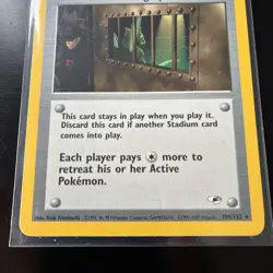 The Rocket's Training Gym Stadium Card 104/132 - Gym Heroes - Vintage Pokemon - Image 3
