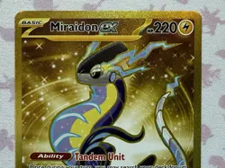 Miraidon EX Holo Ultra Rare Card 253/198 Scarlet & Violet Base Set - Image 3