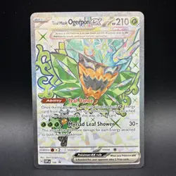 Teal Mask Ogerpon ex 166 Sv: Scarlet & Violet Promo Cards Holo - Image 1
