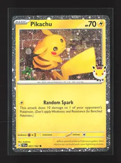 Pokemon Miscellaneous Cards & Products #051/162 Holo Pikachu (Pokemon Day 2026) - Image 1