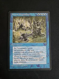 Magic MTG Invoke "Prejudice" Legends Italian INVOCA PREGIUDIZIO - Image 1