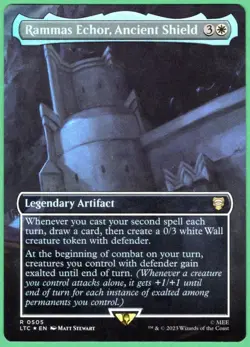 MTG Rammas Echor, Ancient Shield Foil (Lord of the Rings) 0505 - Image 1