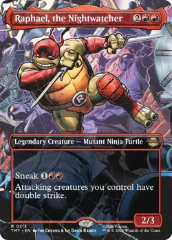 [1x] Raphael, the Nightwatcher - Borderless Near Mint, English UB: Teenage Mutan - Image 1