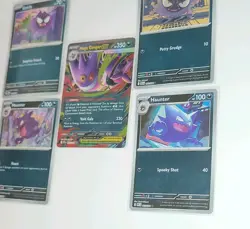 Pokemon TCG Gengar Bundle: Mega Gengar EX + Reverse Holo Gastly/Haunter - Image 1