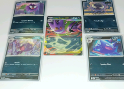 Pokemon TCG Gengar Bundle: Mega Gengar EX + Reverse Holo Gastly/Haunter - Image 2
