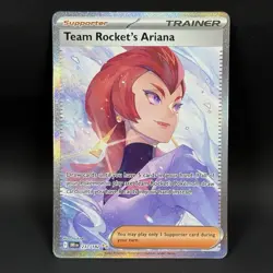 Pokemon Team Rocket’s Ariana 237/182 NM Special Illustration Rare Destined Rival - Image 1