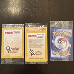 2001 WOTC POKEMON MOVIE ENTEI #34 BLACK STAR PROMO REVERSE HOLO SEALED - Image 1