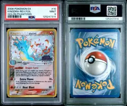 2006 POKEMON EX HOLON PHANTOMS #10 KINGDRA REVERSE HOLO PSA 9 MINT - Image 3