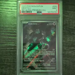 Pokemon Mewtwo 052 Sv: Scarlet & Violet Promo Holo 130HP PSA 9 - Image 1