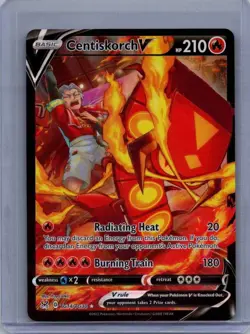 Centiskorch V TG14/TG30 Pokemon TCG Lost Origin Trainer Gallery Ultra Rare NM - Image 1