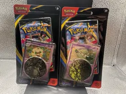 Pokemon TCG Phantasmal Flames Blister Pack Whimsicott and Cottonee Promo - Image 1