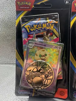 Pokemon TCG Phantasmal Flames Blister Pack Whimsicott and Cottonee Promo - Image 2