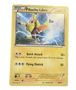Pokemon Pikachu Libre (30 - Holo) 30/30 XY Trainer Kit: Pikachu Libre & Suicune - Image 3