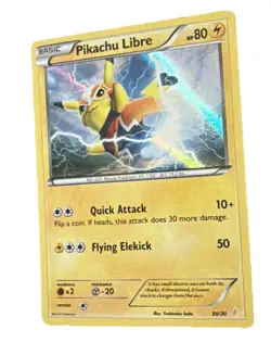 Pokemon Pikachu Libre (30 - Holo) 30/30 XY Trainer Kit: Pikachu Libre & Suicune - Image 4