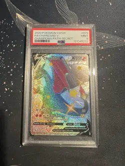 2020 Pokemon SWSH Champion's Path #079/073 Charizard V Secret PSA 9 FDP103 - Image 1