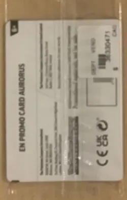 🔥 Pokemon TCG 🔥 Aurorus 024/088 Cosmo Holo Perfect Order Stamped Promo SEALED - Image 2