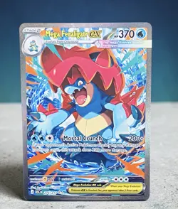 Pokemon Mega Feraligatr Ex #274/217: Ascended Heroes (Read Description) 🔥 - Image 1