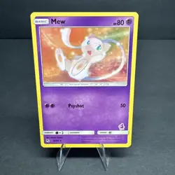 Mew 32/68 Sun & Moon: Hidden Fates Regular Rare Pokemon TCG - Image 1