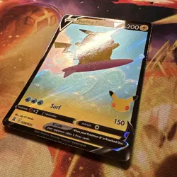 Surfing Pikachu V -008/025 Pokemon 25 Celebrations Ultra Rare NM - Image 2