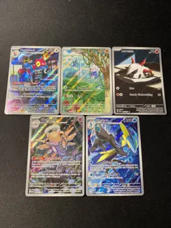 Pokemon TCG Scarlet & Violet / Mega Evolution Era Illustration Rare Holo Lot - Image 1
