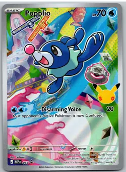 Popplio - 045 045 Holo Promo ME: Mega Evolution Promo Pokemon NM - Image 1