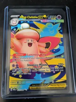 Pokemon Mega Clefable EX 103/088 POR EX Holo Psychic 320 HP 120+ Attack - Image 1