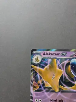 Alakazam ex 065/165 Pokemon TCG 151 Holo Double Rare English - Image 2
