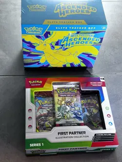 Pokemon TCG Ascended Heroes ETB + First Partner Illustration Collection Series 1 - Image 1
