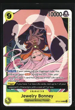 Jewelry Bonney (108) Carrying On His Will #OP13-108 tcg One_piece - Image 1