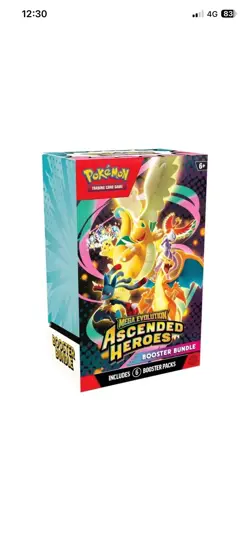 Pokemon TCG: Mega Evolution-Ascended Heroes Booster Bundle 6 Packs InHand UK NEW - Image 1