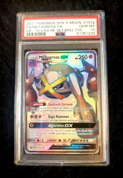 Pokemon Metagross GX Full Art Ultra Ball Coll. #157a PSA 10 - Image 1