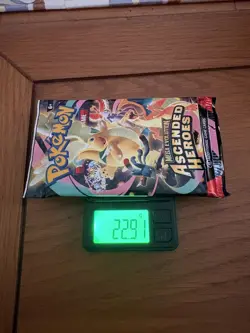 Extra Heavy Pokemon Ascended Heroes Booster Pack (22.91g) - potential god packU! - Image 1