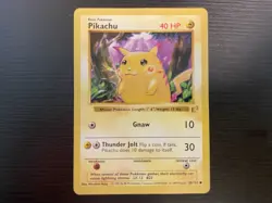 Pokemon Pikachu E3 Stamp Red Cheeks Base Set Shadowless #58 - Image 1