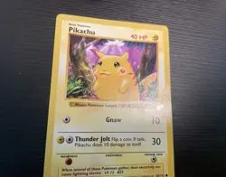 Pokemon Pikachu E3 Stamp Red Cheeks Base Set Shadowless #58 - Image 3