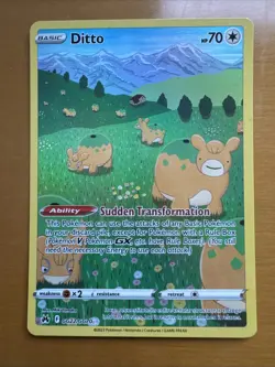 Pokemon TCG Ditto GG22/GG70 Crown Zenith: Galarian Gallery Holo NM - Image 3