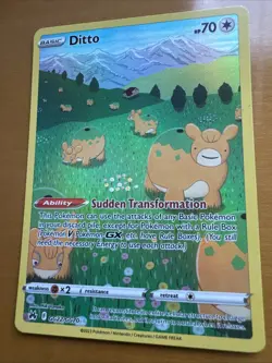 Pokemon TCG Ditto GG22/GG70 Crown Zenith: Galarian Gallery Holo NM - Image 4