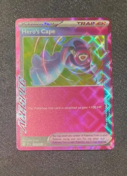Pokemon TCG Hero's Cape 152/162 Ace Spec Rare Temporal Forces - Image 1