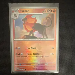 Pokemon Pyroar Master Ball Pattern Uncommon Holo 016/131 Prismatic 120 HP - Image 1