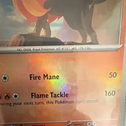 Pokemon Pyroar Master Ball Pattern Uncommon Holo 016/131 Prismatic 120 HP - Image 2