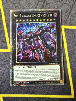 Super Starslayer TY-PHON - Sky Crisis RA04-EN072 - Platinum Secret Rare - Yugioh - Image 1