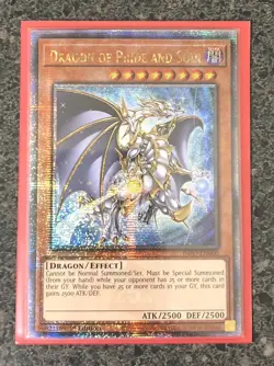 Yugioh - Dragon Of Pride And Soul INFO-EN000 - QCSR, Quarter Century Secret - NM - Image 1