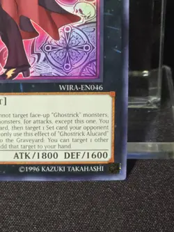 1X Yugioh TCG Ghostrick Alucard Wing Raiders WIRA-EN046 LP Free Ship - Image 4