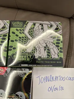 Pokemon TCG: Perfect Order - 2X Pokemon Center ETB & 1X Full Booster Box Sealed - Image 3