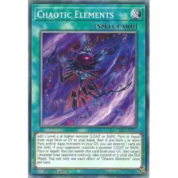 Yugioh ALIN-EN067 - Chaotic Elements - Common - 1st Edition NM Card - Image 1