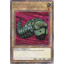 RA04-EN111 Petit Moth : Platinum Secret Rare 1st Edition Mint YuGiOh Card - Image 1