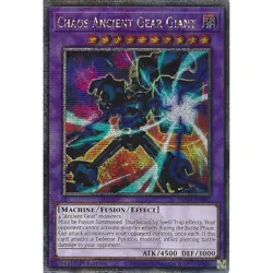 Yugioh MP24-EN042 - Chaos Ancient Gear Giant - Quarter Century Secret Rare - Image 1