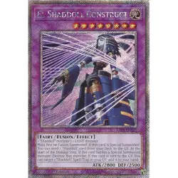 RA04-EN229 El Shaddoll Construct (Art 1) : Platinum Secret Rare : 1st Edition - Image 1