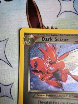 Pokemon TCG Neo Destiny Dark Scizor 9/105 Holo Rare Vintage - Image 4