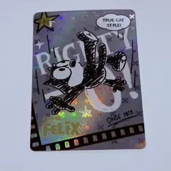 Felix The Cat – Kayou Trading Card Dreamworks Animation UR-008 Holo Foil Art Tc8 - Image 1